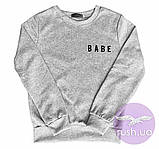 Жіночий світшот теплий Babe, фото 4