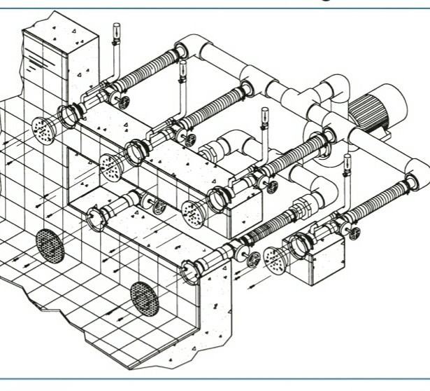 Гідромасаж Combi Whirl 4 приєднувальний комплект 5,5 кВт, DS Fitstar