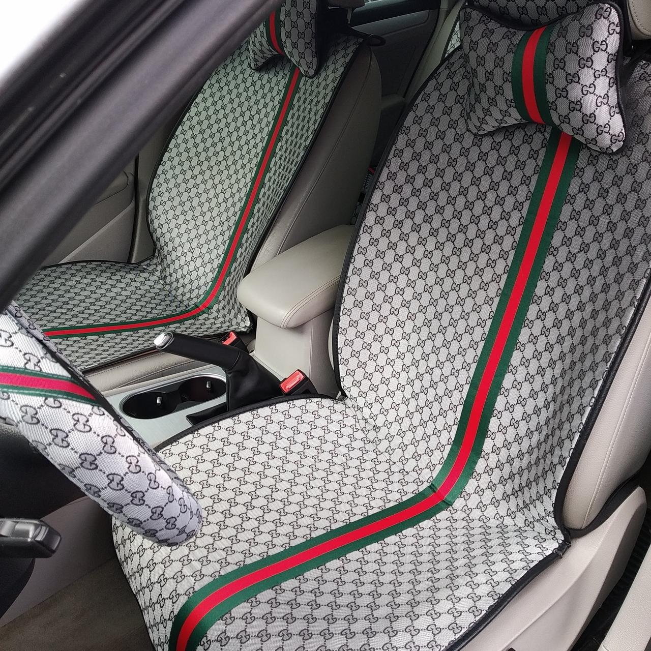 Накидки на сидіння автомобіля текстильні в стилі Gucci