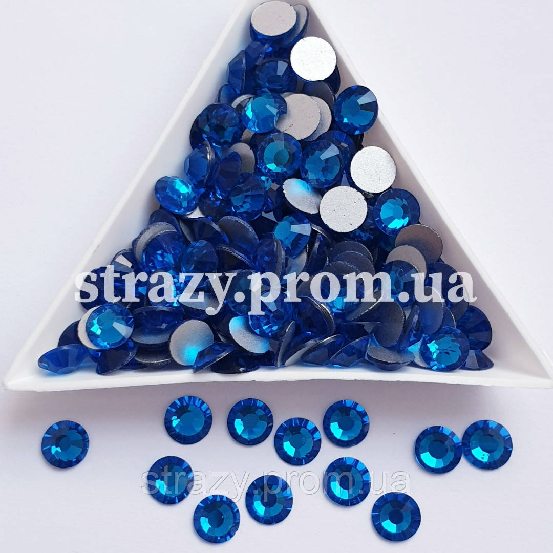 Стрази ss16 Capri Blue (4,0 мм) 1400шт "Crystal Premium"