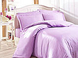 Постільна білизна сімейний комплект "Еліт" (12964) кольоровий страйп-сатин люкс, фото 8