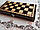 Дерев'яні шахи ручної роботи розмір 35 * 35 см, фото 4