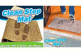 Супер впитывающий придверный коврик Clean Step Mat