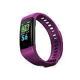 Розумний фітнес-браслет SENOIX Y5 з тонометром (Фіолетовий), фото 2