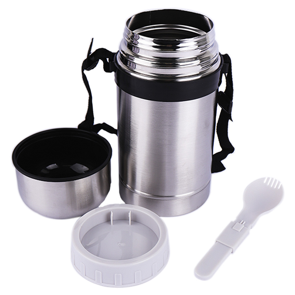 Термос харчовий з ложкою Stenson 800 мл (MT-2670)