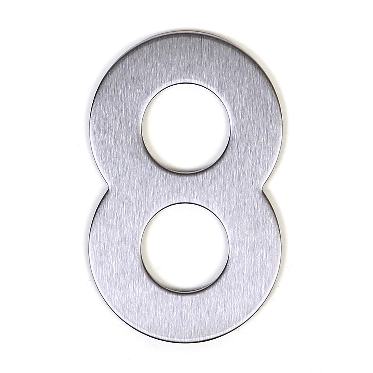 Номер на двері Larvij цифра 8 нержавіюча сталь (LNS4 SS #8)