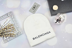 Біла жіноча шапка Balenciaga Баленсіага