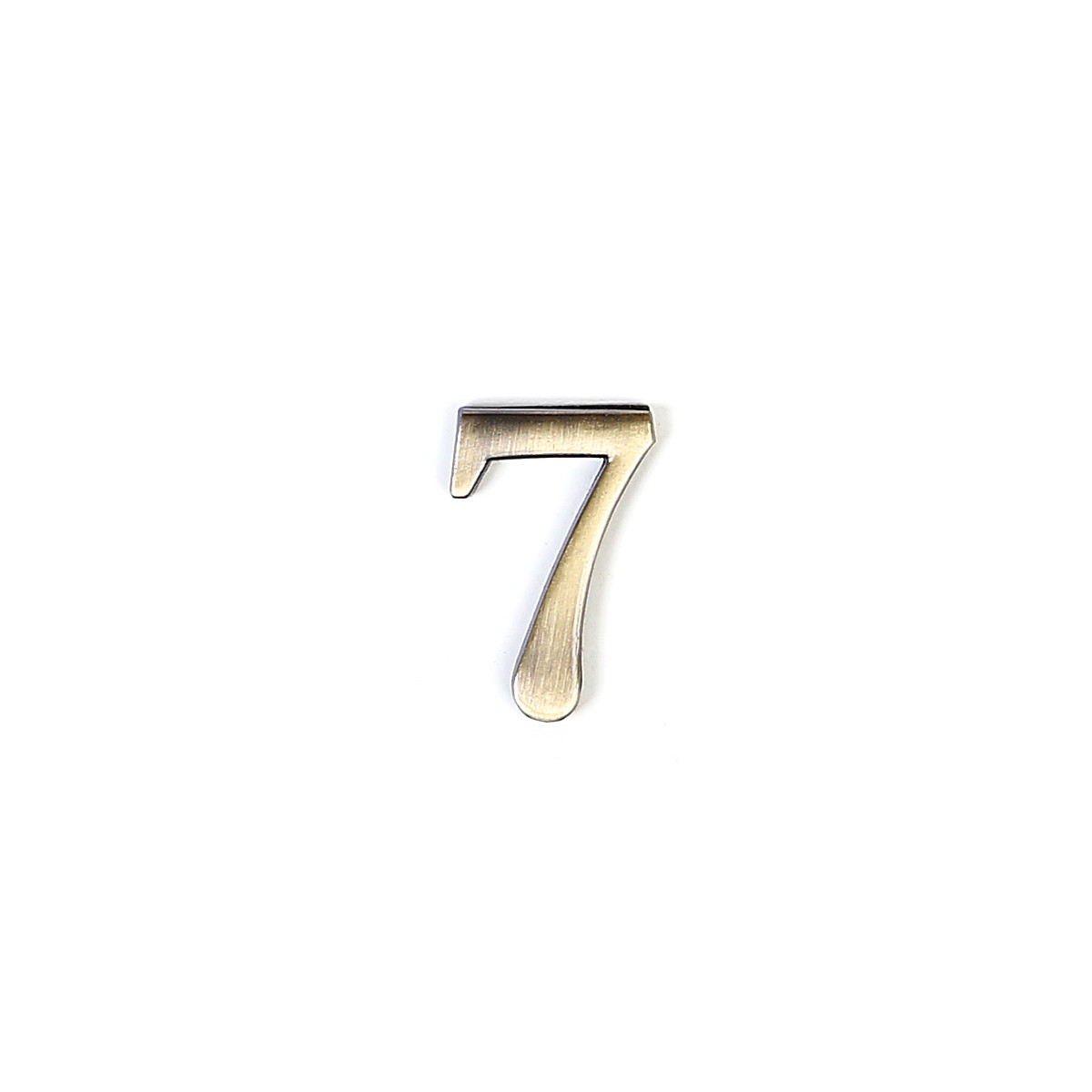 Номер на двері з цинку Larvij цифра 7 антик бронза (GNZ4 AB #7)