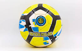 М'яч футбольний No5 Гриппі 5слів. INTER MILAN FB-6681 (No5, 5 сл.), зшитий вручну