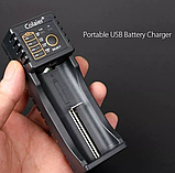 Зарядний пристрій 18650 LiitoKala Li-ion + PowerBank, фото 3