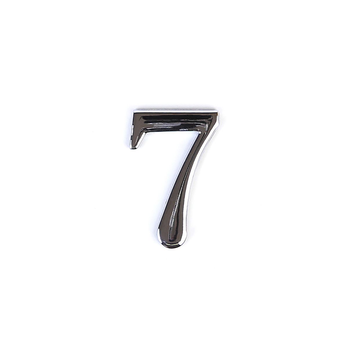 Номер на двері з цинку Larvij цифра 7 Хром (LNZ4 CP #7)