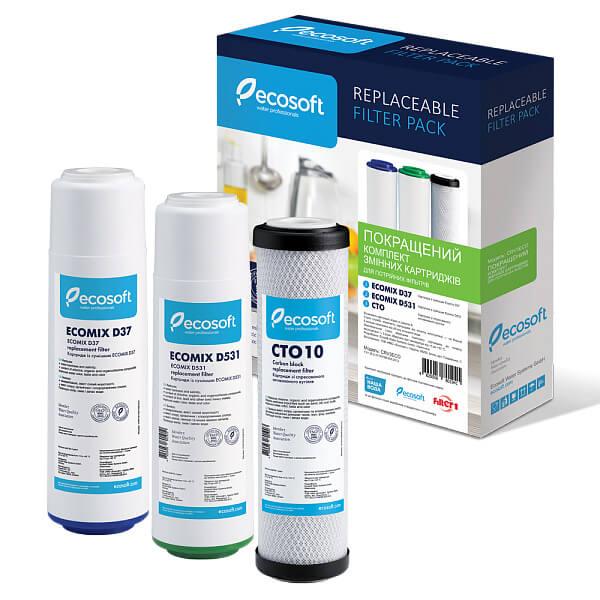 Комплект картриджів Ecosoft для потрійного фільтра (CRV3ECO), фото 1