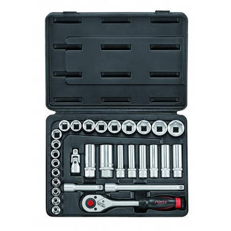 Набір інструменту FORCE 3302 3/8" 30 пр. (6-24 мм), фото 1