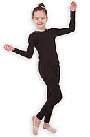 Комплект дитячий/підлітковий спортивний для гімнастики утеплений