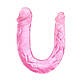 Двосторонній фаллоїмітатор «Double dong» BI-040001-0101, 30х3,4 см., фото 2