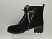 Зимові черевики на низьких підборах. Великі розміри (41, 42, 43). Erisses., фото 6