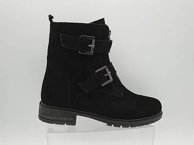 Замшеві зимові чоботи. Erisses. Великі розміри (41, 42).