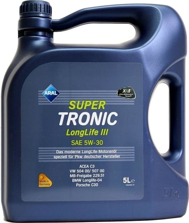 Масло Aral SuperTronic LongLife III 5W-30 кан. 5л