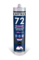 Полімер Zettex Windshield Adhesive MS Polymer 72 Чорний, 290 мл (495328)