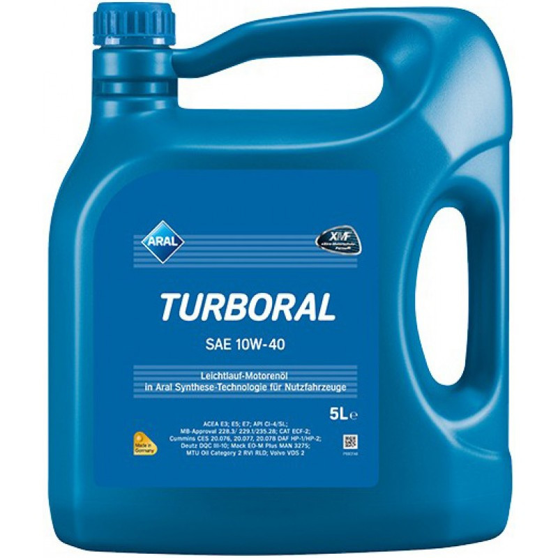 Масло Aral Turboral 10W-40 кан. 5л