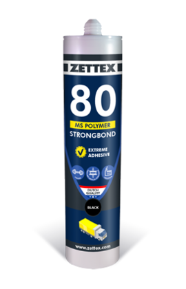 Полимер Zettex Strongbond MS Polymer 80 Черный, 290 мл (495900) - фото 1 - id-p1068962237