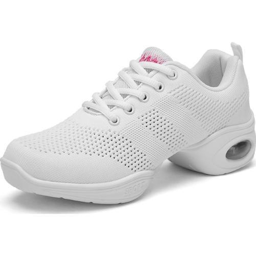 Кросівки для танців, снікери білі текстильні 36-41р