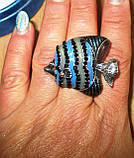 Яскрава брошка-синя коралова рибка від студії LadyStyle.Biz, фото 3