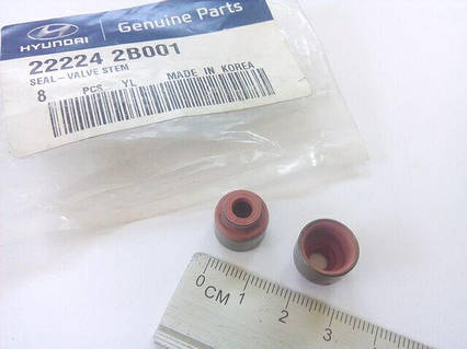 Сальники клапанів Hyundai/KIA випуск, MOBIS (222242B001) (22224-2B001)