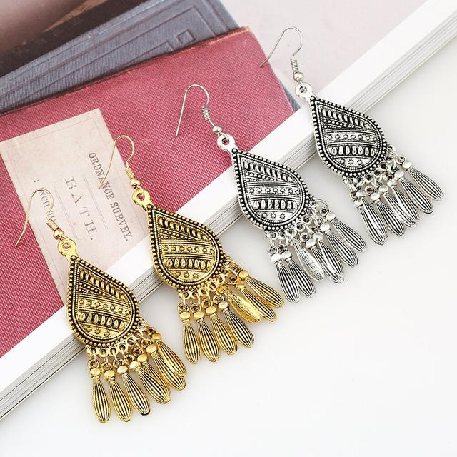 Серьги Восточные узорные Серьги Восточные узорные