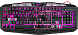 Ігрова клавіатура Defender Punisher GK-130DL UK,7-ми кольоровий,19 Anti-Ghost, фото 3