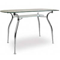 Обідній стіл зі стільницею і полкою Cristal (Кристал)