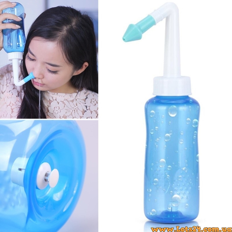Neti Pot чайник для промивання носа сіллю в домашніх умовах зозуля іригатор неті пот від гаймориту аспіратор для дітей та дорослих