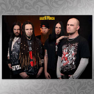 Плакат А3 Рок Five Finger Death Punch