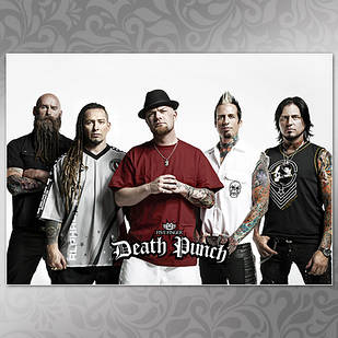Плакат А3 Five Finger Death Punch 002