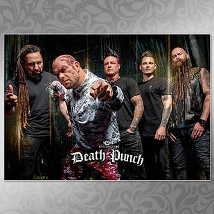Плакат А3 Five Finger Death Punch 002 006