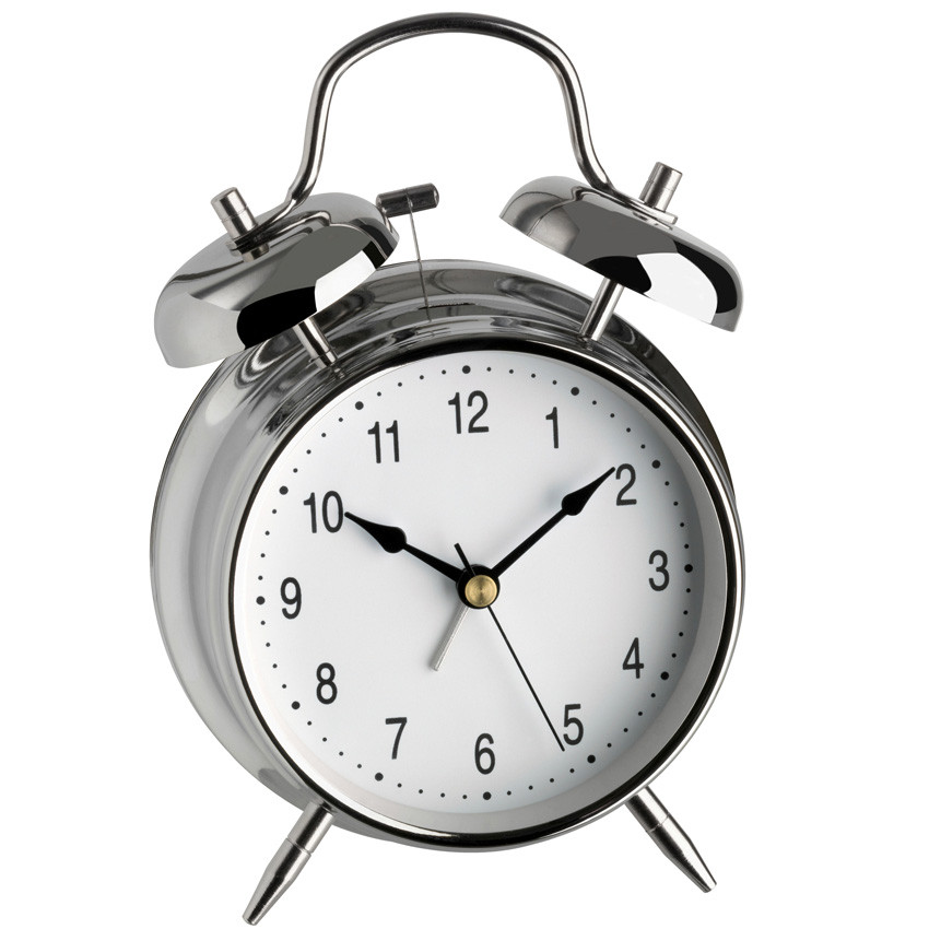 Будильник (аналогові годинник) TFA Nostalgia, Silver-white