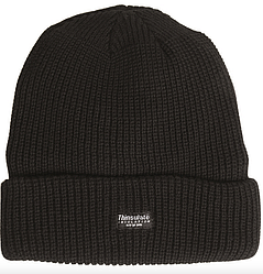 Шапка чоловіча зимова акрилова з утеплювачем 3M™ Thinsulate™ Insulation чорна Mil-Tec Німеччина