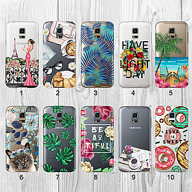 Силіконовий чохол з малюнком для Samsung Galaxy S5 Mini Duos G800H (new collection)