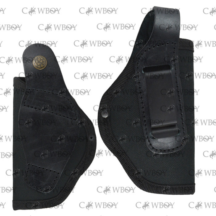 Кобура поясна Ekol P-29 з кліпсою (Cordura 1000D+шкіра, чорна)