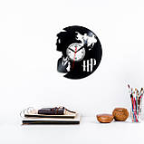 Гаррі Поттер Годинник із вінілу Профіль Гаррі Годинник HP Годинник для шанувальників фільму Кварцовий годинник Розмір годинника 30 см, фото 2