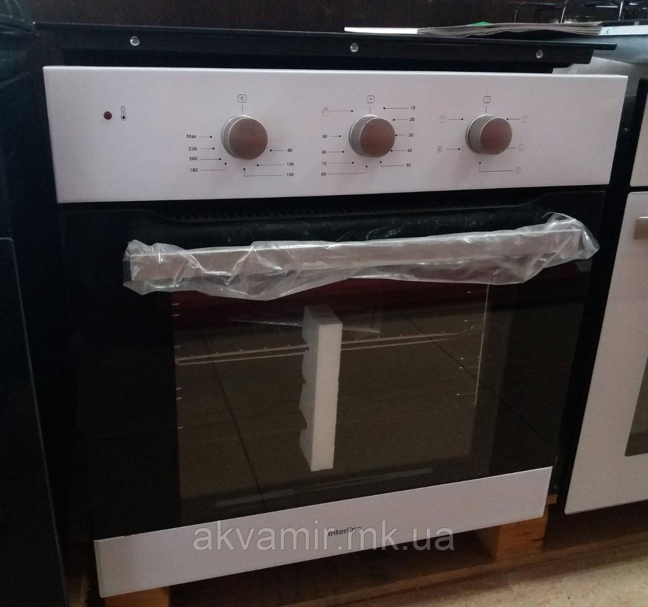 Духова шафа INTERLINE HK 400 WH біла вбудована електрична, фото 1