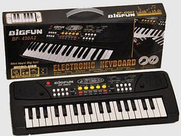 Синтезатор дитячий bf-430a2, мікрофон у комплекті, записування та відтворення пісень