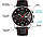 Skmei 9106 spider чорні з червоним чоловічі класичні годинник, фото 6