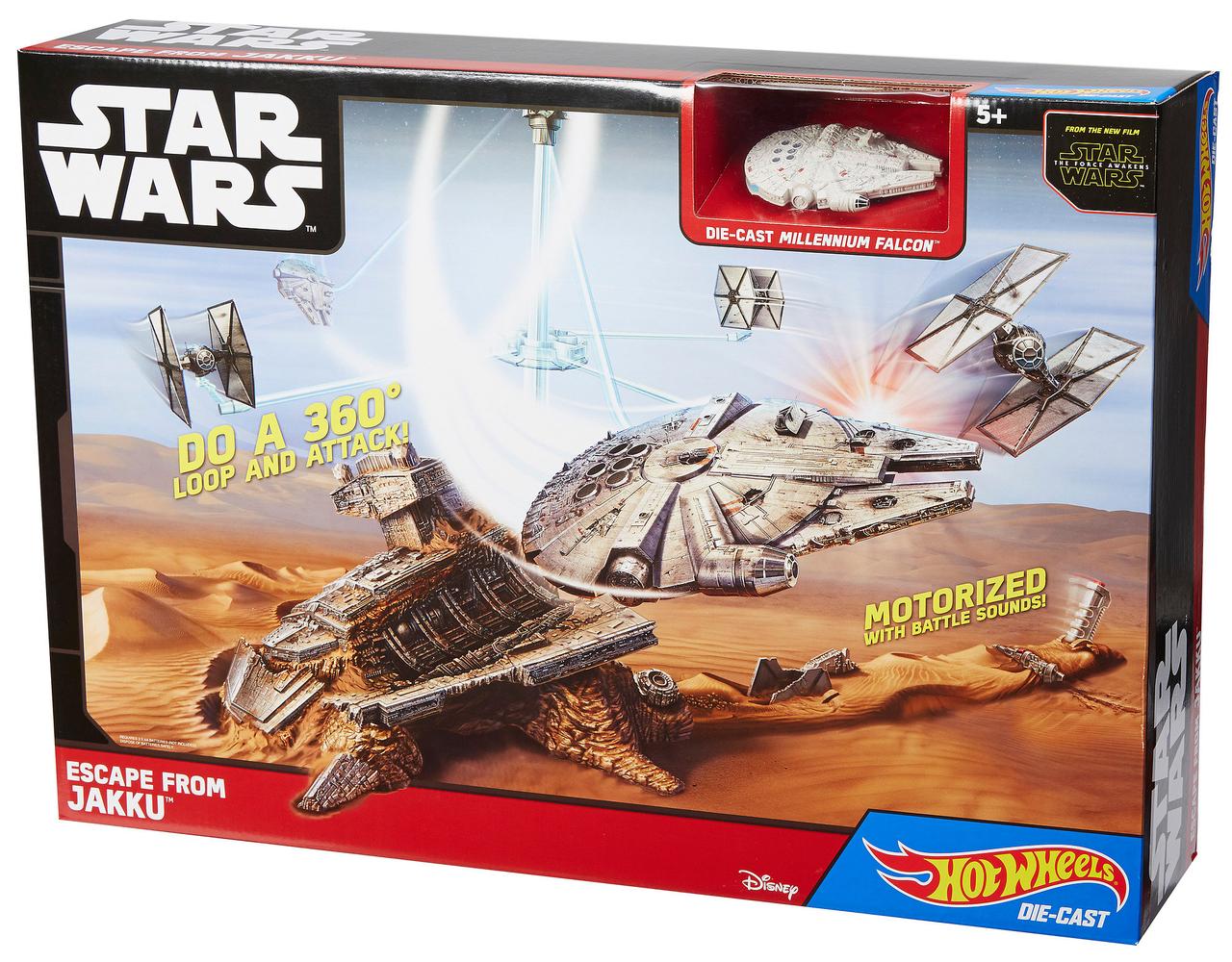 Ігровий набір Hot Wheels Втеча з Джака. Пробудження Star Wars Escape from Jakku CGN32
