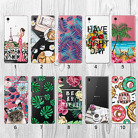 Силіконовий чохол з малюнком для Sony Xperia M4 Aqua E2333 (new collection)