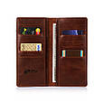 Гаманець шкіряний універсальний з художнім тисненням "Класичний мехенди", фото 5