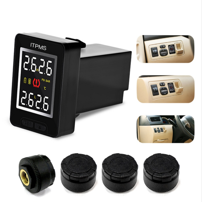Система контролю тиску та температури в шинах TPMS Careud U912-NF+Toyota