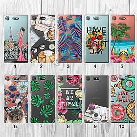 Силіконовий чохол з малюнком для Sony Xperia XZ1 Compact (new collection)