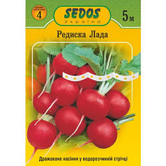 Насіння на стрічці Редиска Лада 5м ТМ SEDOS