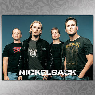 Плакат А3 Nickelback 002 004